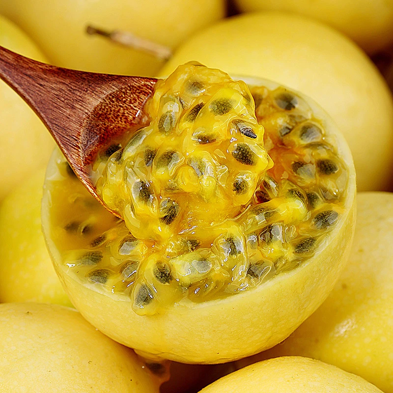 【放皱更甜】黄金百香果钦蜜9号当季新鲜水果17个装单果40-60g MY