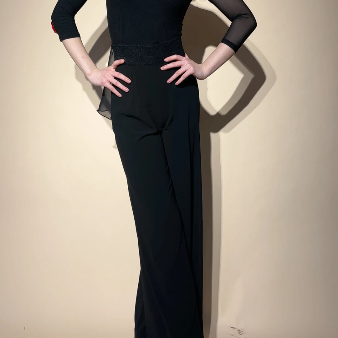 YRSS舞服♥新款设计师至臻蕾丝裤拉丁舞摩登舞GT202236