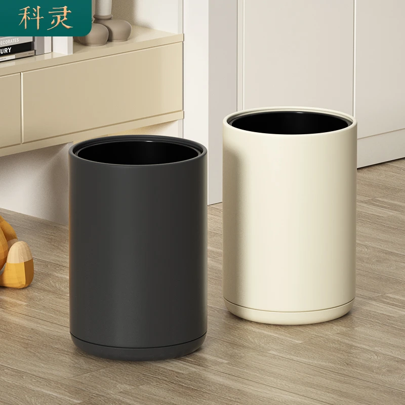 垃圾桶家用客厅卧室双层无盖卫生间办公室垃圾桶2025新款网红ins