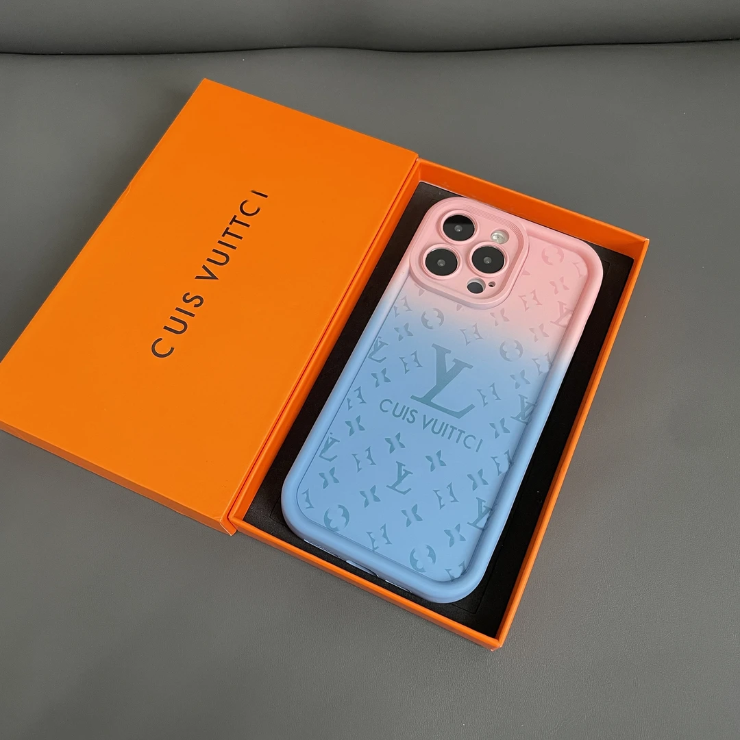 奢华大牌苹果15promax手机壳12老花iPhone13/14Pro防摔11液态硅胶