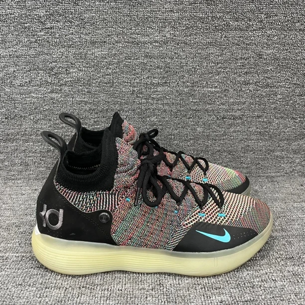 42.5码 kd11 黑彩虹 无原盒 二手篮球鞋 公价1999