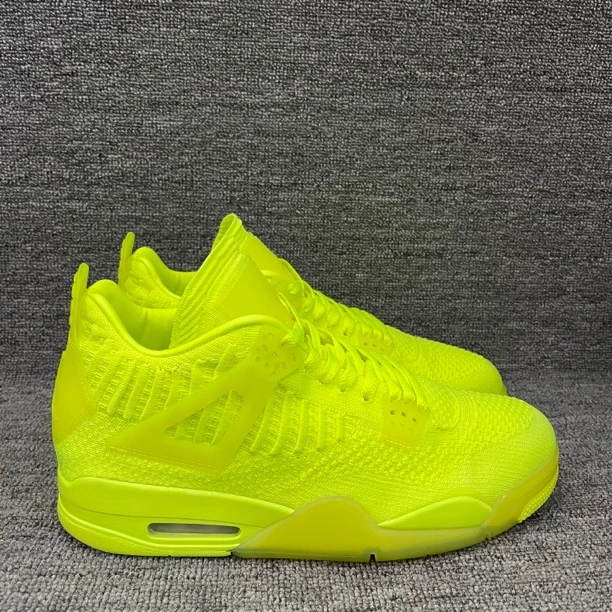 准新 45码 aj4 荧光绿 原盒 二手篮球鞋 公价3599