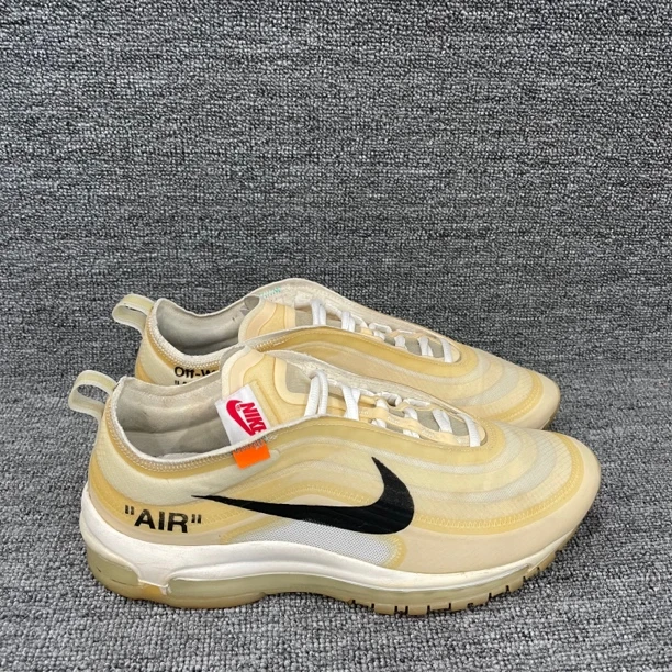 43码 Air max97 OW联名 无鞋盒 二手跑步鞋 公价11999