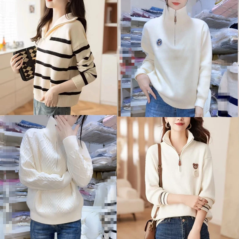 [B01-B80集合链接毛衣女外套韩版秋冬上衣女打底衫过款【雅丹】女装
