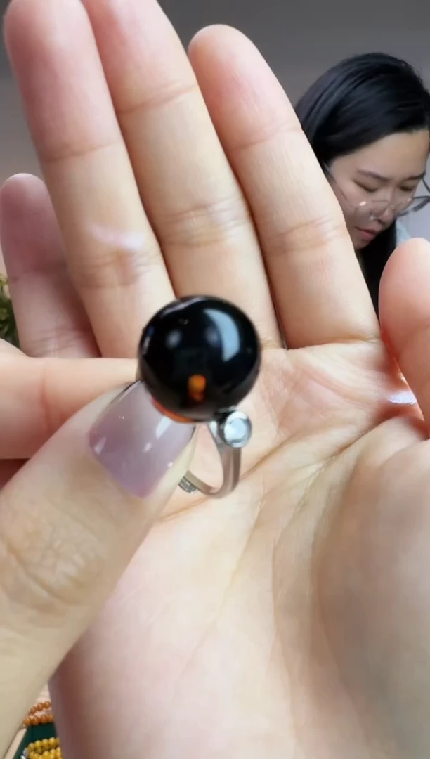 【闪购商品】琥珀珠宝奇石银S925镶嵌