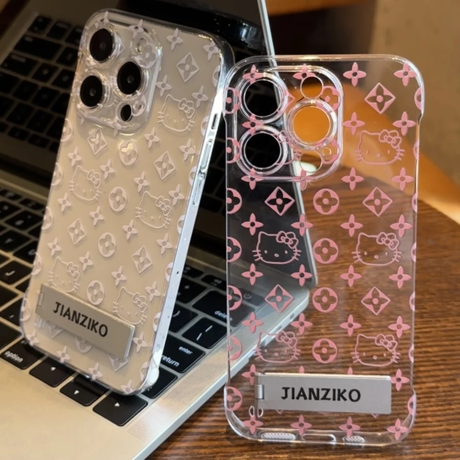 Lucky星星凯蒂适用iPhone16/15无边框手机壳华为vivo小米oppo硬套