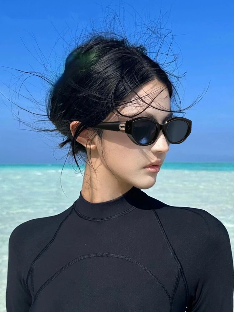 2024新款GM猫眼墨镜女高级感防晒防紫外线开车专用太阳眼镜男款潮