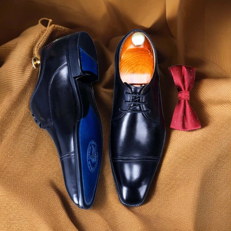 撤柜清仓处理捡漏布洛克雕花手工定制皮鞋男士商务正装英伦风简约