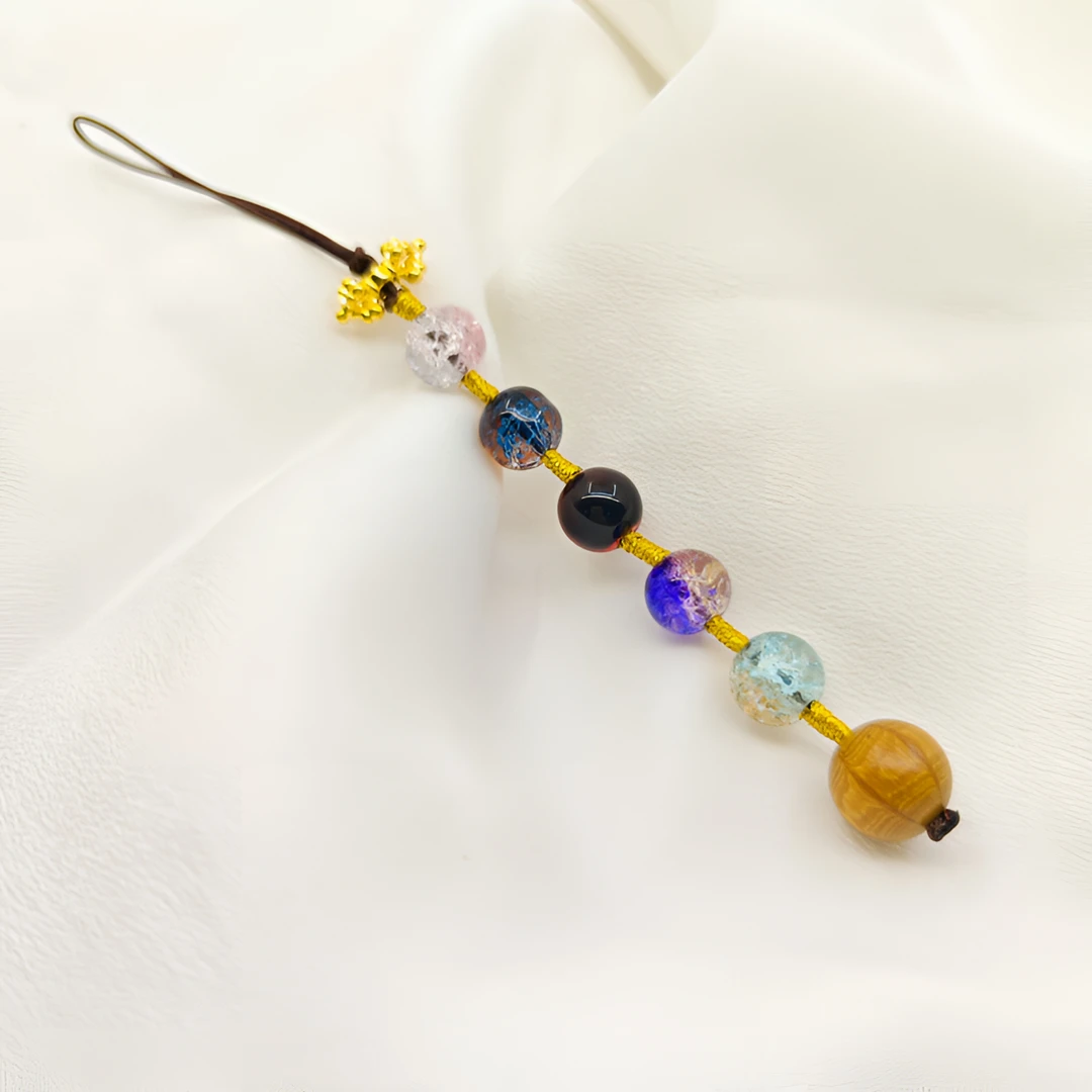 【UM珠宝】精致DIY琉璃杵杵五色挂绳（拍下随机发货 ）OW-01410