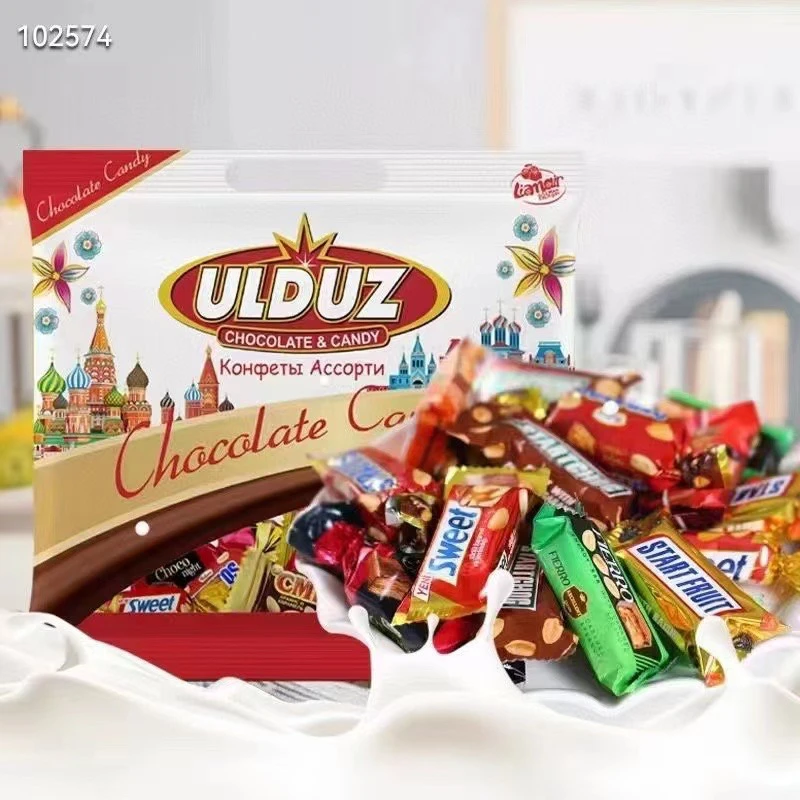 进口拉迈尔巧克力夹心果仁糖混合味