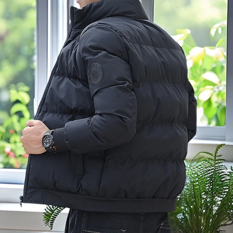 男士新款棉衣秋冬季立领棉服男装加厚保暖短款上衣服休闲棉袄男装