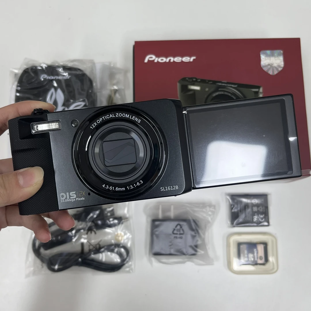 99新 先锋/Pioneer SL1612B 12倍小长焦 1600w像素 翻转屏可自拍