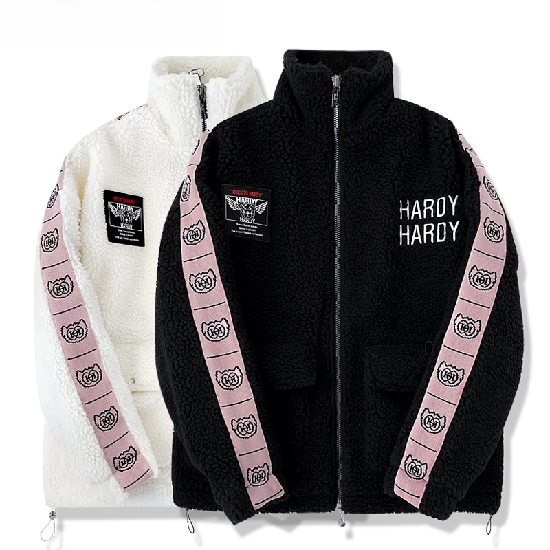 HD-124毛绒棉服加绒立领冬季