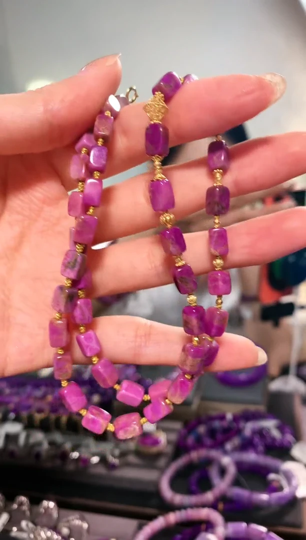 【闪购商品】苏纪石（舒俱来）项链18K金镶嵌1