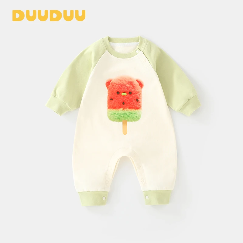 DUU贝嘉乐【高定版】2025年秋季新款童趣系列可爱风连体衣爬服