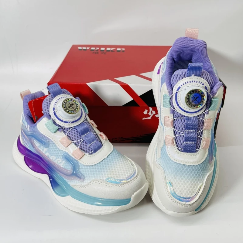 实体店运动鞋儿童女童秋季鞋子软底跑步耐磨透气童鞋休闲鞋新款清