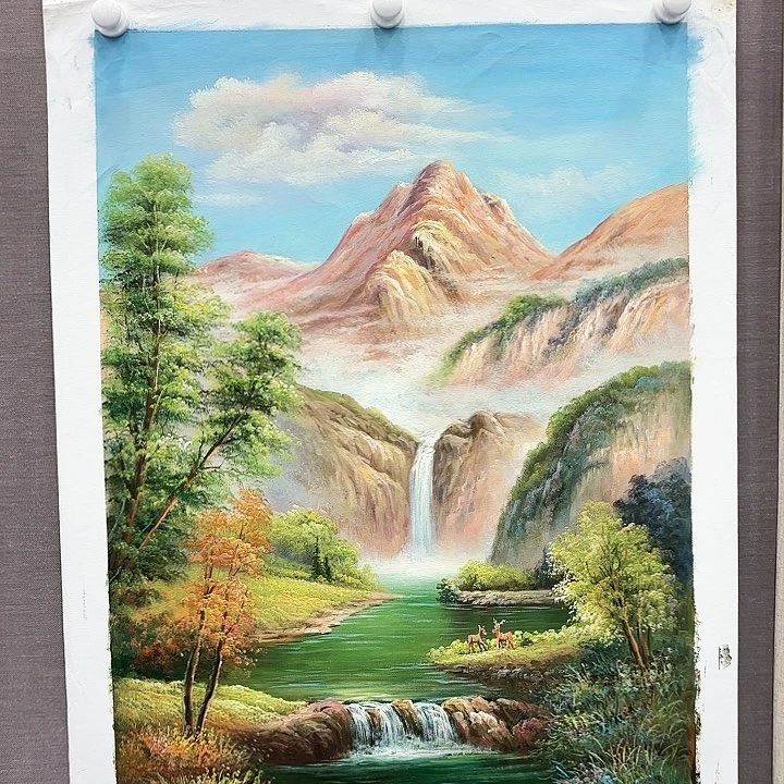 绘画二郎老师真迹作品