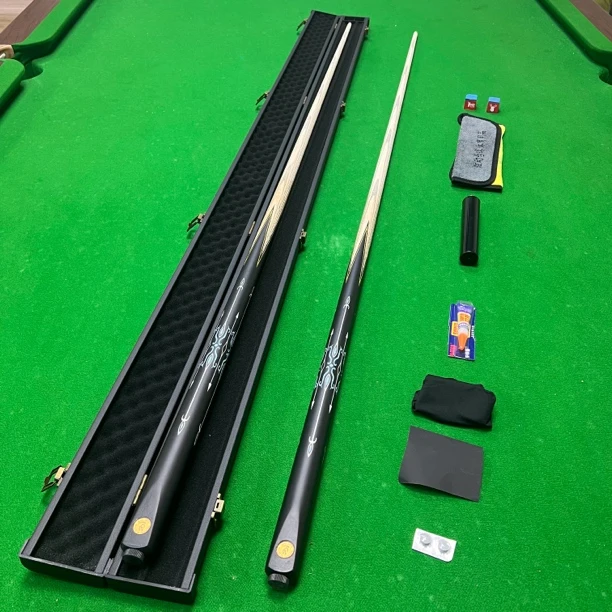 【凌云机雕】小头杆高级白蜡木一体杆花式九球新手入门推荐桌球杆