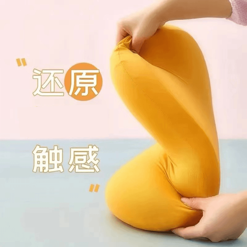 新款美妆蛋猫肚枕记忆棉护颈椎柔软枕头3D午睡枕芯慢回弹枕头低枕