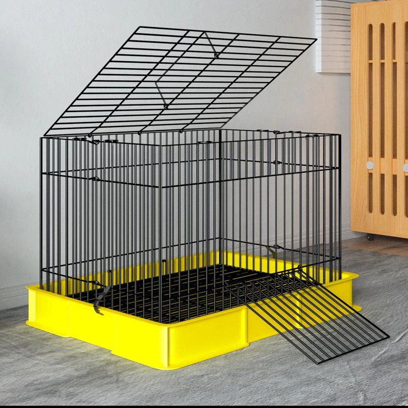 新疆包邮兔笼防喷尿笼宠物兔笼深盘密兔子笼荷兰猪笼兔笼子家用大