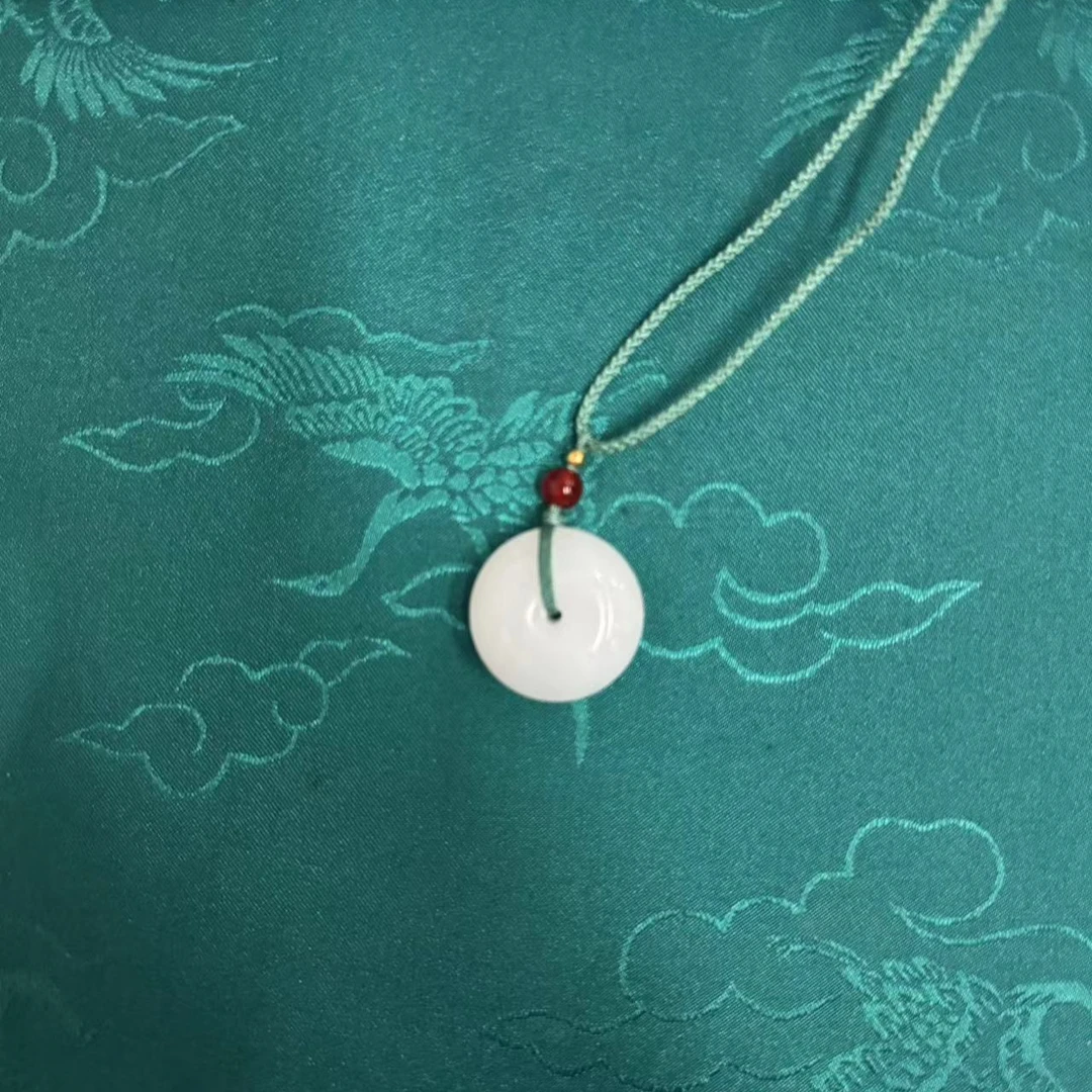 【中海国青】白玉平安扣吊坠