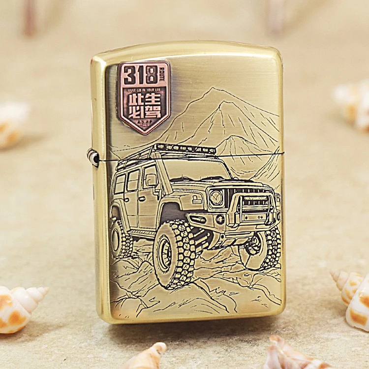 ZIPPO打火机  越野318 168盔甲煤油打火机 送礼物 DYJ1