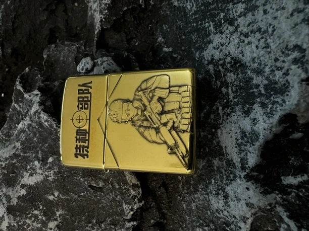ZIPPO打火机  特种部队1 168盔甲煤油打火机 送礼物 DYJ1