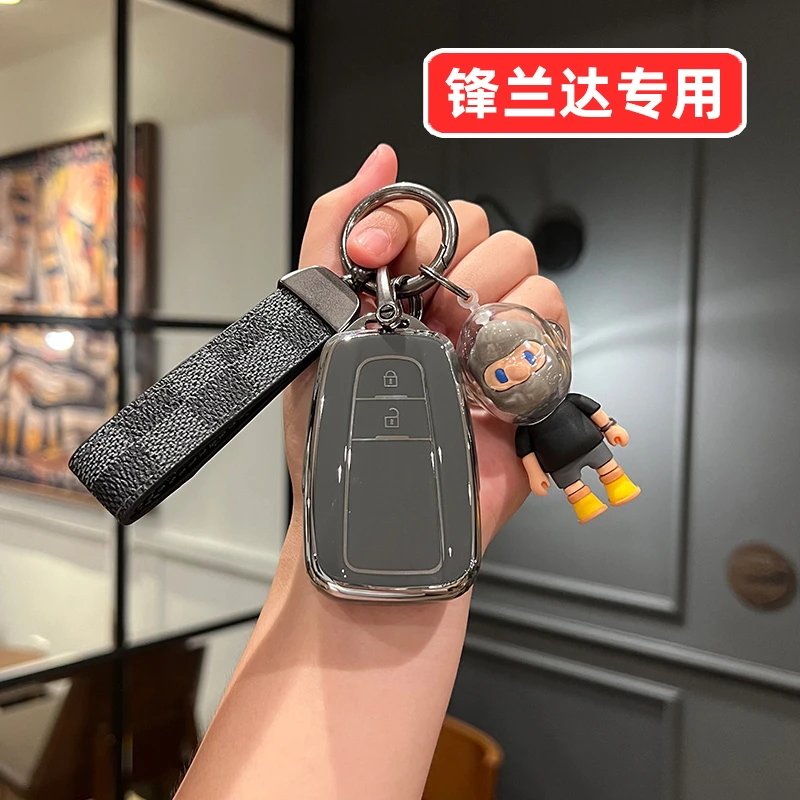 专用于丰田锋兰达钥匙套2022款广汽丰田领先版女士可爱女全包卡通