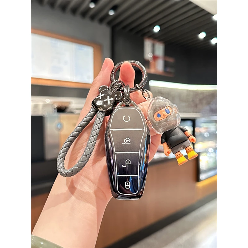 比亚迪海鸥钥匙套汉ev宋pro海豚专用秦plus唐dmi驱逐舰05海豹汽车