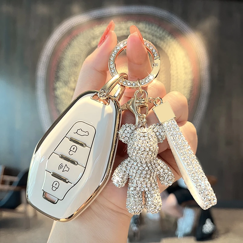 奇瑞捷途X70plus钥匙套2023款x90高档专用x70s汽车x95壳23扣包女