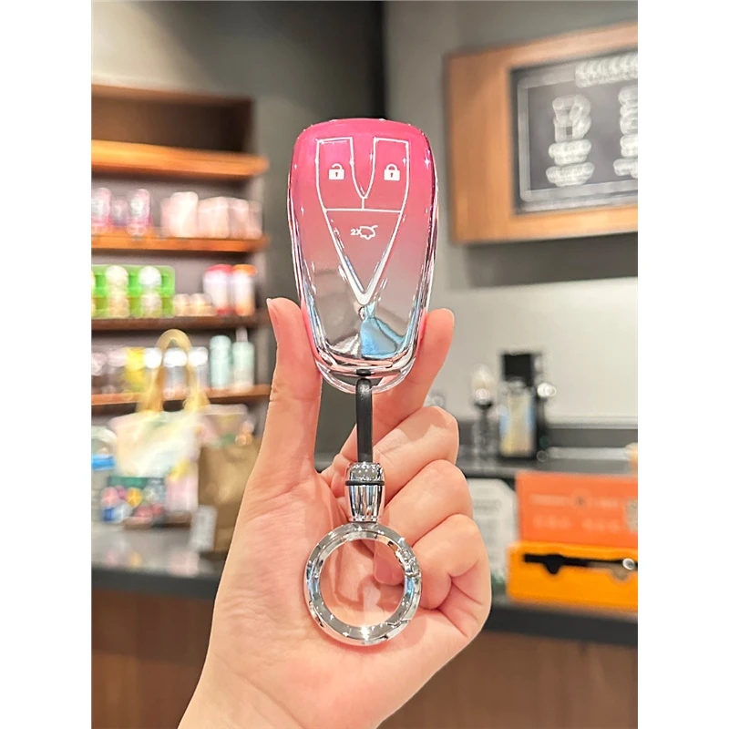 适用长安cs75plus钥匙套糯玉米逸动cs55深蓝s7车univ/cs35欧尚z6