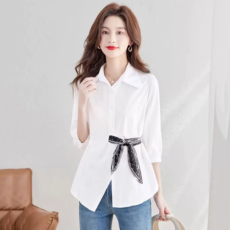 气质优雅轻奢小众高级感女装衬衫2025春秋季新款洋气减龄时尚上衣