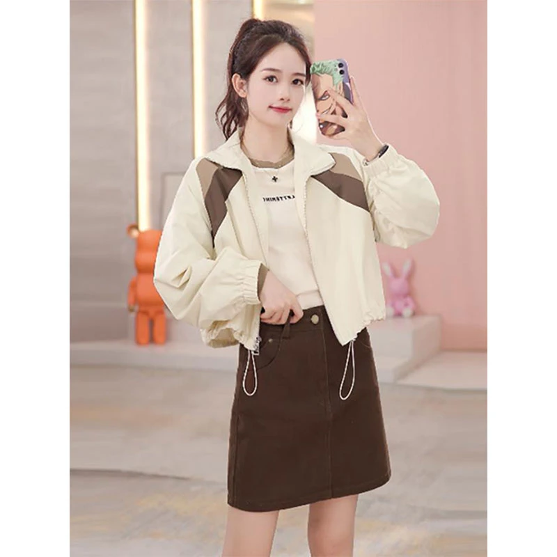 小个子显高显瘦气质外套2025春秋新款洋气减龄流行时尚女装夹克衫