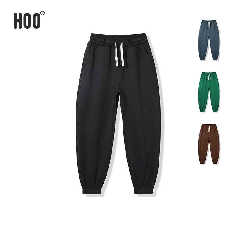 HOO男生春运动舒适休闲百搭束脚裤宽松多色可选运动长裤男款9941