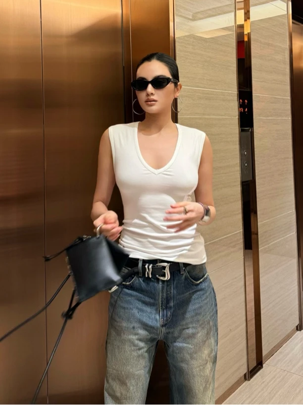 （徐达琳专属）背心夏季吊带修身型内搭无袖气质修身百搭LD5121