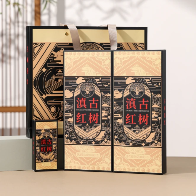 【古树滇红】传统工艺古树滇红红茶蜜花香薯香盒装
