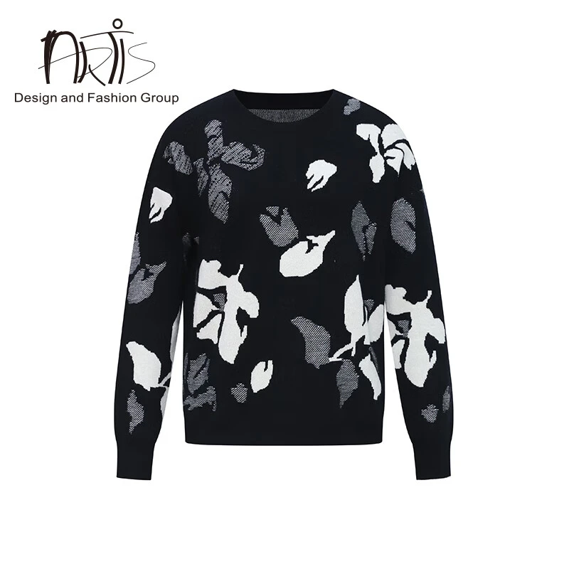 ARTIS女装 紫荆花云感圆领毛衫AR5523024-064