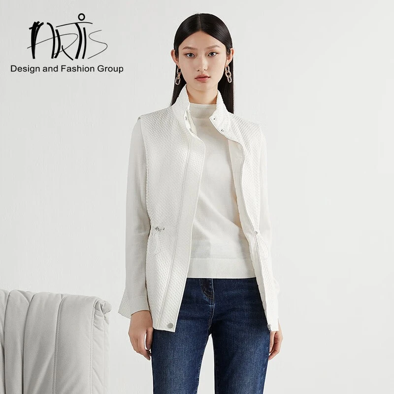 ARTIS女装 白色背心马甲AR5313312-106