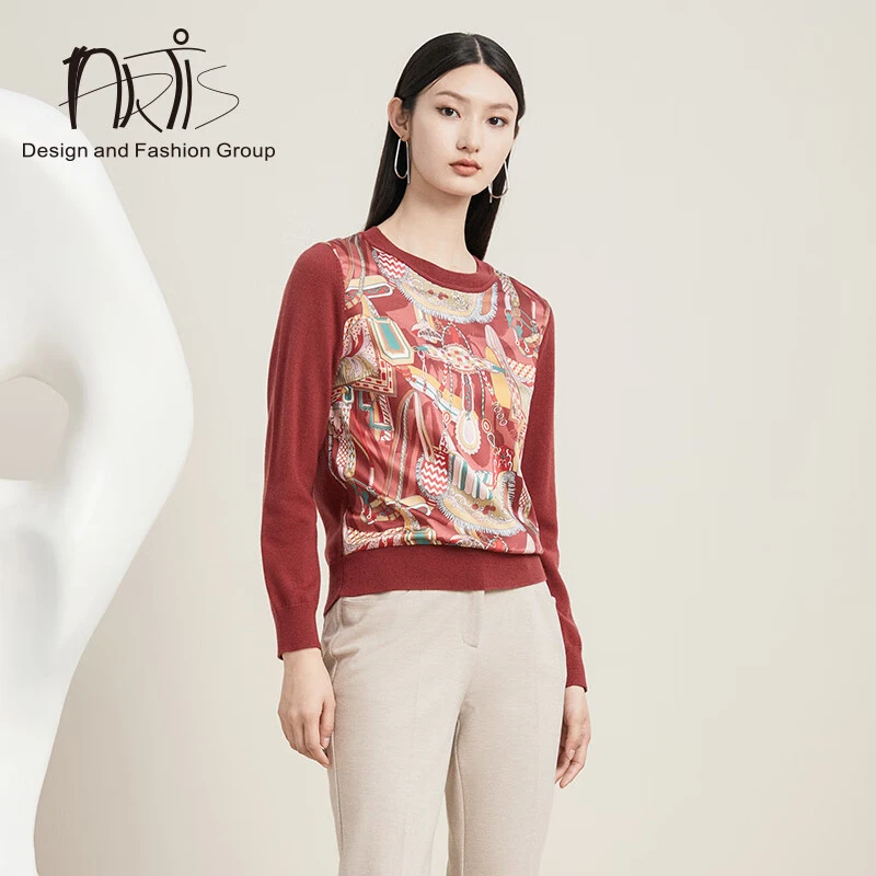 ARTIS女装 全羊毛圆领毛衫AR5523022-062