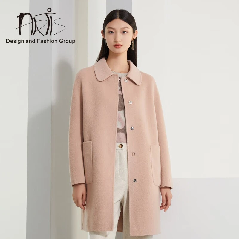 ARTIS女装 粉色双面羊毛呢大衣AR5311017-239
