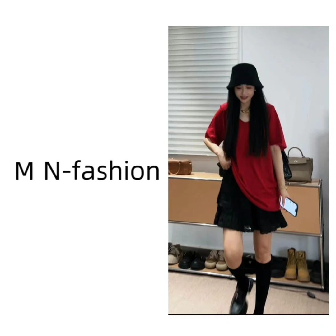 极简百搭款欧式垫肩T恤8101