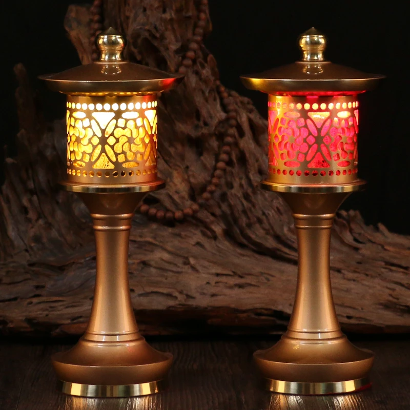 铜制镂空灯LED灯居家装饰桌面摆件