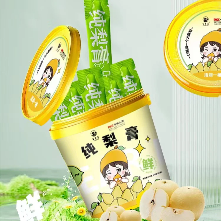 【一桶21支】实惠装秋梨膏便携带21条独立包装纯梨膏冲饮