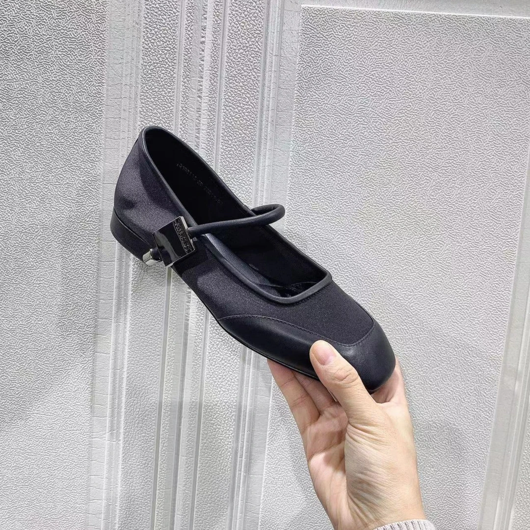 5326-A9-2023新款牛皮乐福鞋真皮软底单鞋休闲女士工作鞋厚底鞋