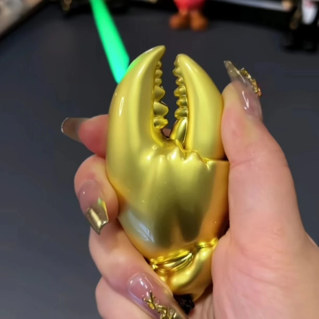 创意打火机高颜值螃蟹蟹钳网红个性防风合金复古高档送男友老公礼