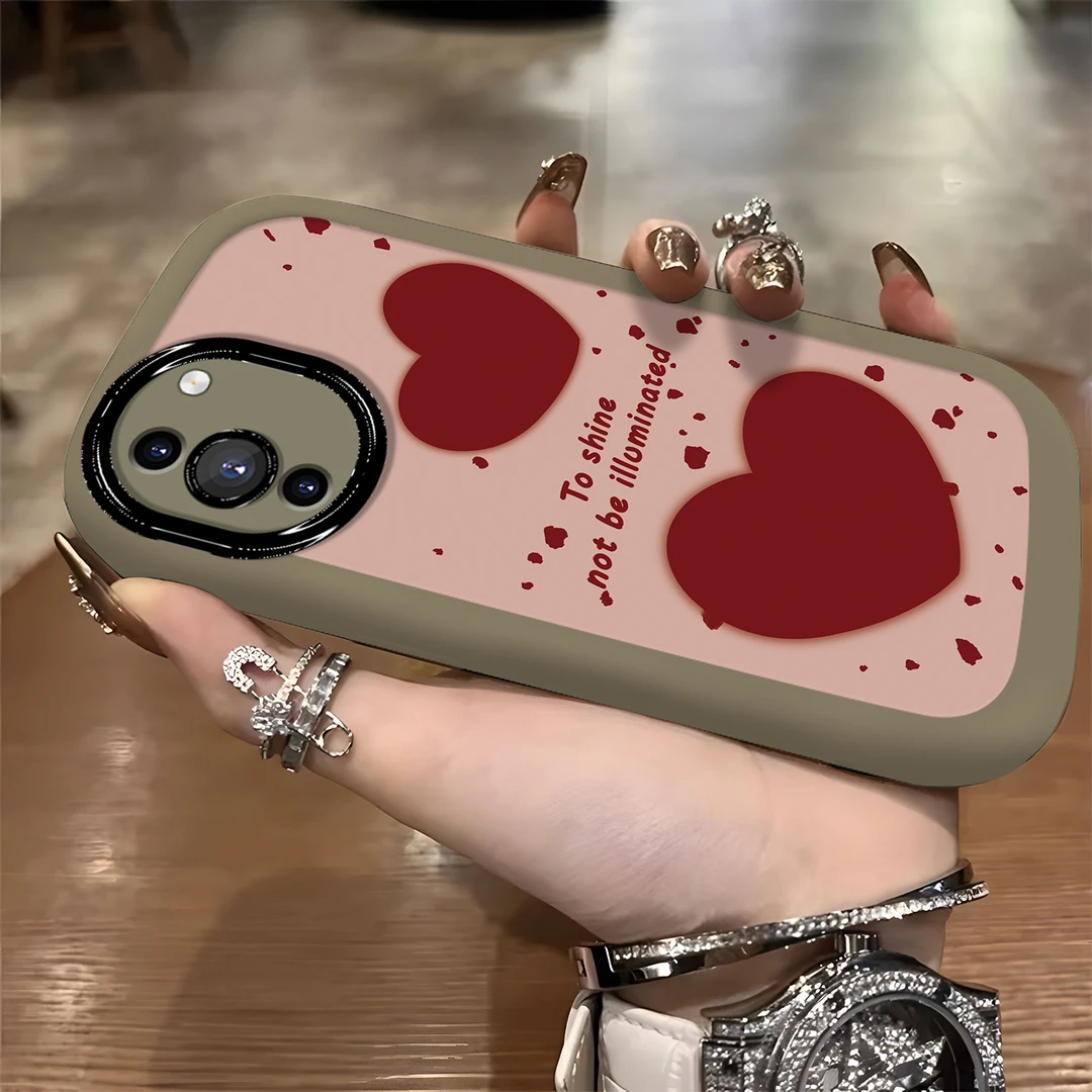 适用于【华为】Nova10Pro高级感双爱心个性时尚防摔手机壳