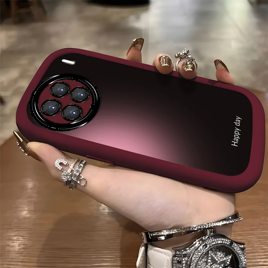 适用于【VIVO】X90/X90S简约渐变快乐英文防摔女款手机壳