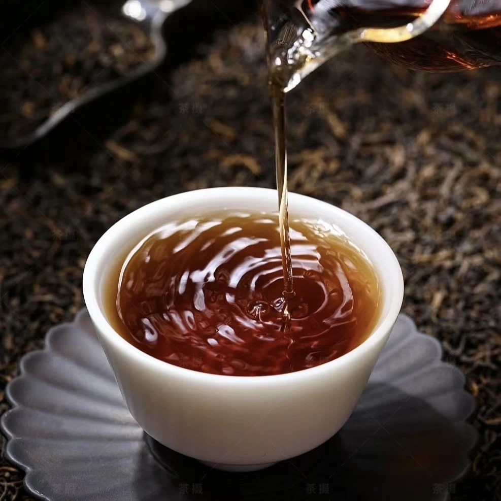 2017年同庆河熟茶-（饼茶）-（熟茶） -（200g）