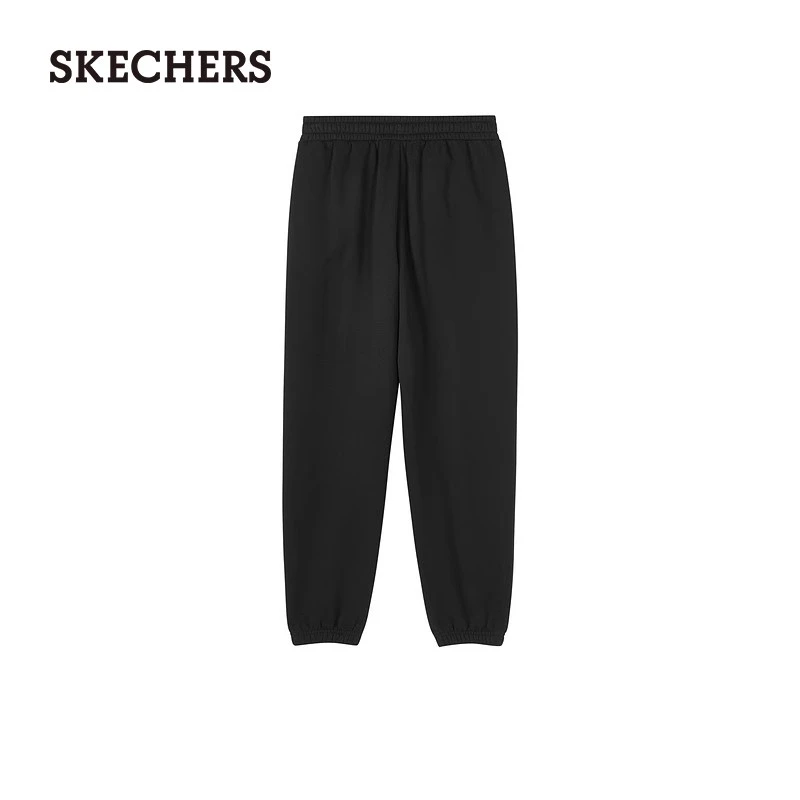 斯凯奇2024春秋冬新款女舒适柔软针织长裤休闲裤运动束脚裤