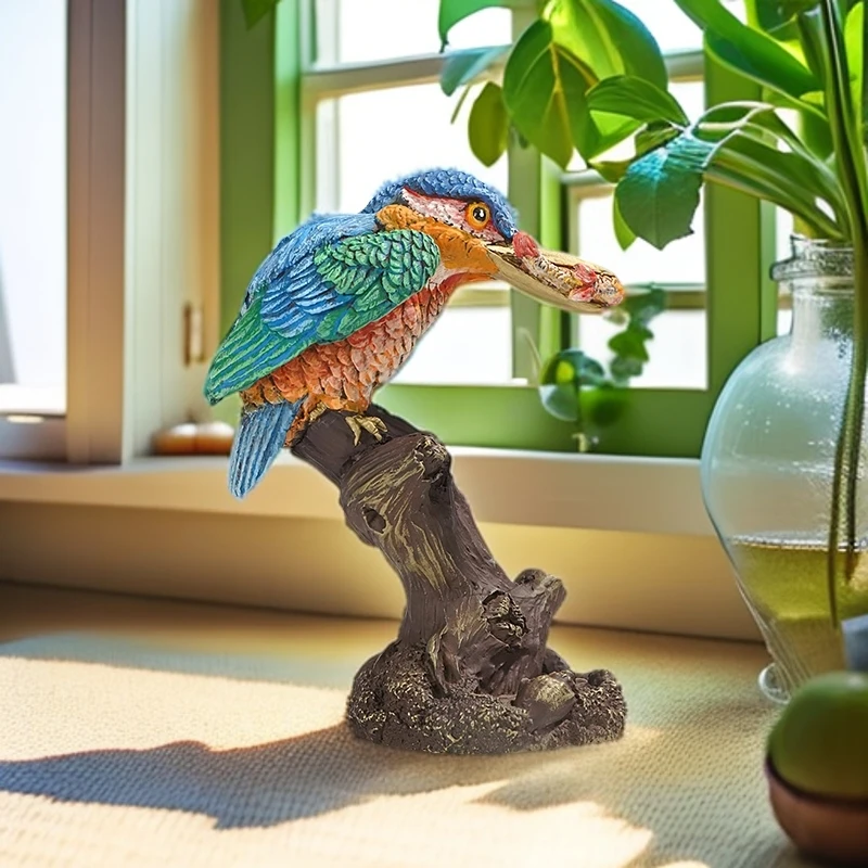 全铜臻品新款鸟铜摆件鸬鹚吃鱼创意装饰品家居客厅窗台室内摆设